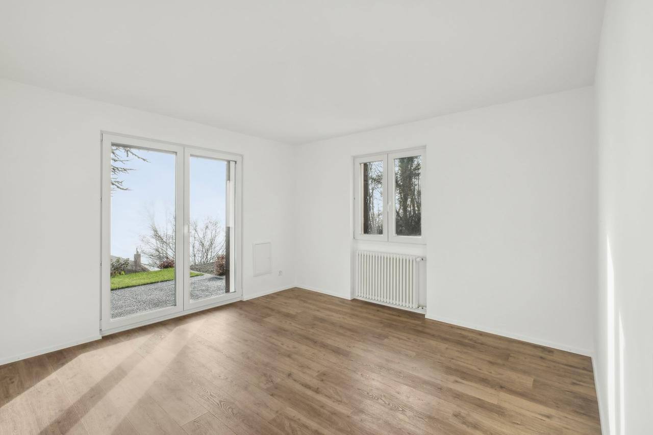 Renovated room with garden access